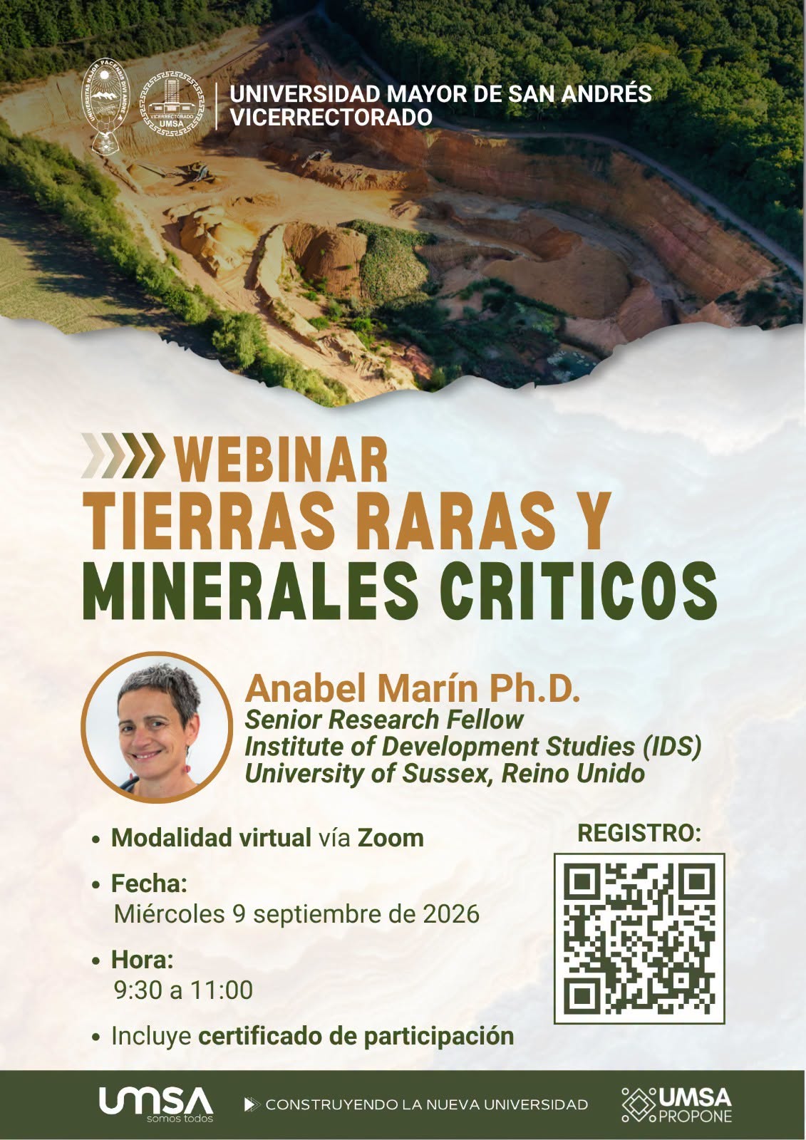WEBINAR | TIERRAS RARAS Y MINERALES CRÍTICOS